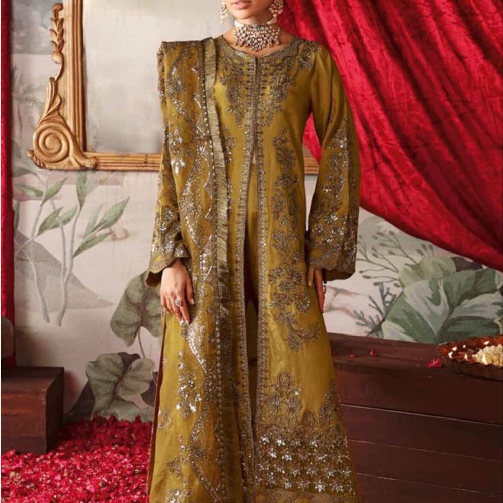 Pakistani suit with gharara